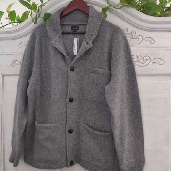 chore jacket in brushed lambswool